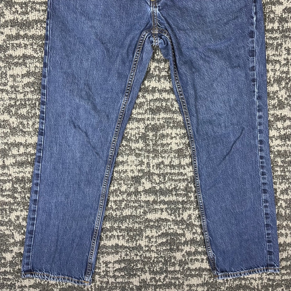 Old Navy Straight Jeans Mens 32x30 Blue Dark Wash Cotton Classic Denim Pants - Picture 9 of 12